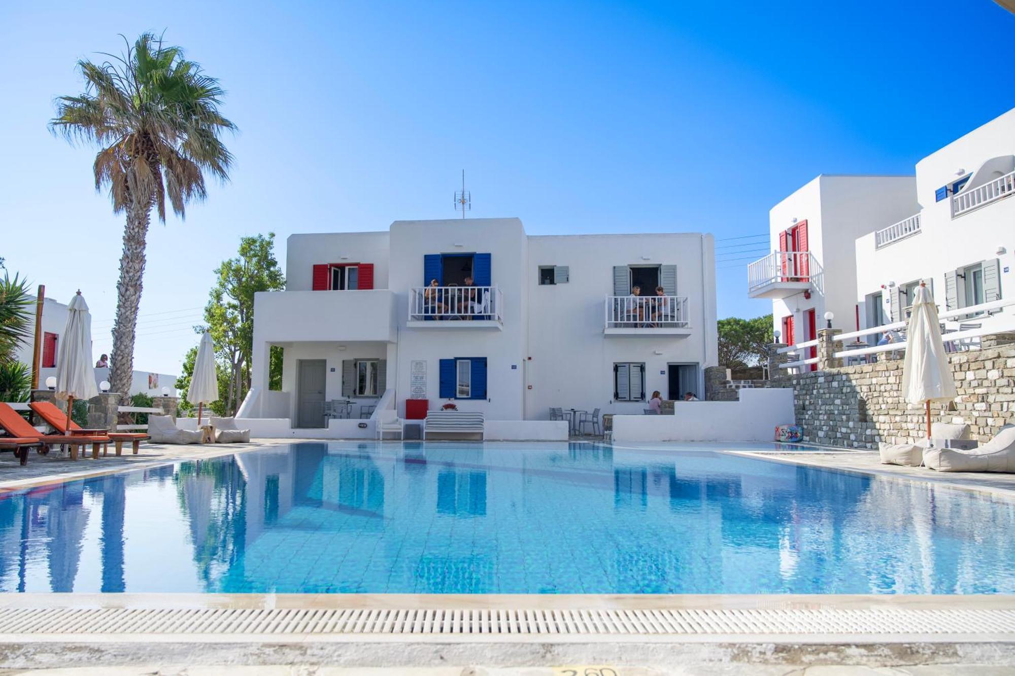 נאוסה Summer Shades Hotel - Ex Arkoulis מראה חיצוני תמונה
